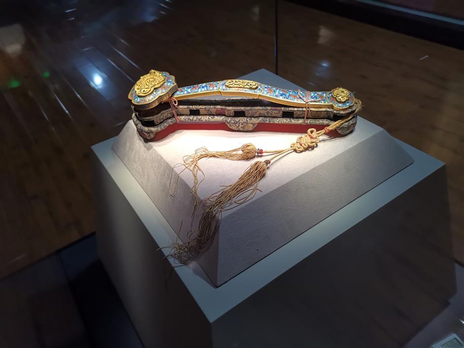 Ruyi, a symbolic scepter of good fortune used by the Qing royalty